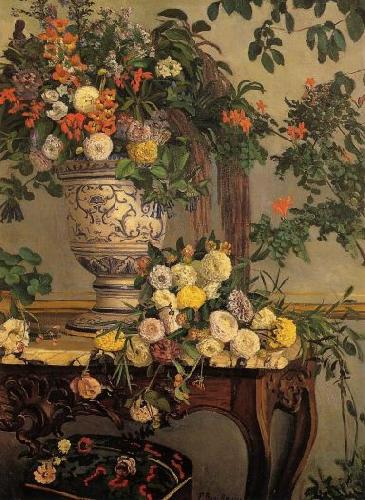 Frederic Bazille Flowers